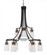 Paramount Nine Light Chandelier in Matte Black & Brushed Nickel (200|3419-MBBN-300)