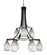 Paramount Nine Light Chandelier in Matte Black & Brushed Nickel (200|3419-MBBN-4165)