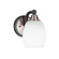 Paramount One Light Wall Sconce in Matte Black & Brushed Nickel (200|3421-MBBN-4021)