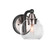 Paramount One Light Wall Sconce in Matte Black & Brushed Nickel (200|3421-MBBN-4100)