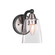 Paramount One Light Wall Sconce in Matte Black & Brushed Nickel (200|3421-MBBN-461)