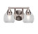 Paramount Two Light Bath Bar in Brushed Nickel (200|3422-BN-4100)