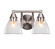 Paramount Two Light Bath Bar in Brushed Nickel (200|3422-BN-4760)