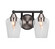 Paramount Two Light Bath Bar in Matte Black & Brushed Nickel (200|3422-MBBN-210)