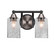 Paramount Two Light Bath Bar in Matte Black & Brushed Nickel (200|3422-MBBN-3002)