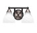 Paramount Two Light Bath Bar in Matte Black & Brushed Nickel (200|3422-MBBN-4761)