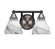 Paramount Two Light Bath Bar in Matte Black & Brushed Nickel (200|3422-MBBN-4769)
