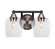 Paramount Two Light Bath Bar in Matte Black & Brushed Nickel (200|3422-MBBN-4810)