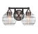 Paramount Two Light Bath Bar in Matte Black & Brushed Nickel (200|3422-MBBN-5110)