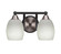 Paramount Two Light Bath Bar in Matte Black & Brushed Nickel (200|3422-MBBN-615)