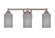 Paramount Three Light Bath Bar in Brushed Nickel (200|3423-BN-4062)