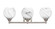 Paramount Three Light Bath Bar in Brushed Nickel (200|3423-BN-4109)