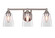 Paramount Three Light Bath Bar in Brushed Nickel (200|3423-BN-461)