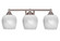 Paramount Three Light Bath Bar in Brushed Nickel (200|3423-BN-4811)