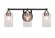 Paramount Three Light Bath Bar in Matte Black & Brushed Nickel (200|3423-MBBN-300)