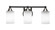 Paramount Three Light Bath Bar in Matte Black & Brushed Nickel (200|3423-MBBN-310)