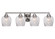 Paramount Four Light Bath Bar in Brushed Nickel (200|3424-BN-4812)