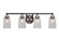 Paramount Four Light Bath Bar in Matte Black & Brushed Nickel (200|3424-MBBN-3002)