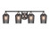 Paramount Four Light Bath Bar in Matte Black & Brushed Nickel (200|3424-MBBN-4252)