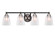 Paramount Four Light Bath Bar in Matte Black & Brushed Nickel (200|3424-MBBN-461)