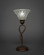 Leaf One Light Mini Table Lamp in Bronze (200|35-BRZ-451)