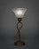 Leaf One Light Mini Table Lamp in Bronze (200|35-BRZ-751)