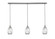 Any Three Light Linear Pendalier in Brushed Nickel (200|36-BN-4165)
