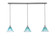 Any Three Light Linear Pendalier in Brushed Nickel (200|36-BN-458)