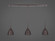Any Three Light Mini Pendant in Bronze (200|36-BRZ-425)