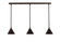 Any Three Light Linear Pendalier in Dark Granite (200|36-DG-421)
