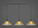 Any Three Light Mini Pendant in Dark Granite (200|36-DG-774)