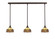 Any Three Light Linear Pendalier in Dark Granite (200|36-DG-9975)