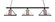 Square Three Light Bar in Black Copper (200|403-BC-958)