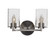 Atlas Two Light Bath Bar in Graphite (200|4512-GP-300)