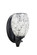 Zilo One Light Wall Sconce in Matte Black (200|551-MB-4165)