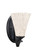 Zilo One Light Wall Sconce in Matte Black (200|551-MB-729)