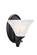 Zilo One Light Wall Sconce in Matte Black (200|551-MB-751)