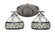 Zilo Two Light Bath Bar in Graphite (200|552-GP-9485)