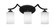 Zilo Three Light Bath Bar in Matte Black (200|553-MB-310)