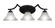 Zilo Three Light Bath Bar in Matte Black (200|553-MB-751)
