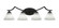 Zilo Four Light Bath Bar in Matte Black (200|554-MB-312)