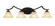 Zilo Four Light Bath Bar in Matte Black (200|554-MB-508)