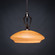 Zilo One Light Pendant in Dark Granite (200|562-DG-686)