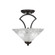 Zilo Two Light Semi-Flush Mount in Dark Granite (200|563-DG-441)