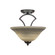Zilo Two Light Semi-Flush Mount in Dark Granite (200|563-DG-604)