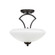 Zilo Two Light Semi-Flush Mount in Dark Granite (200|563-DG-684)