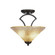 Zilo Two Light Semi-Flush Mount in Dark Granite (200|563-DG-700)