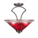 Zilo Three Light Semi-Flush Mount in Graphite (200|565-GP-716)