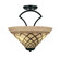 Zilo Three Light Semi-Flush Mount in Matte Black (200|565-MB-718)