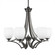 Zilo Six Light Chandelier in Graphite (200|566-GP-615)